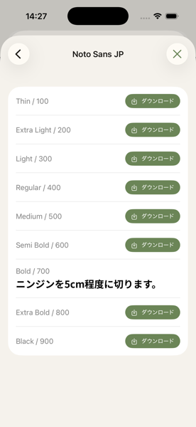 Google Fontsのダウンロード